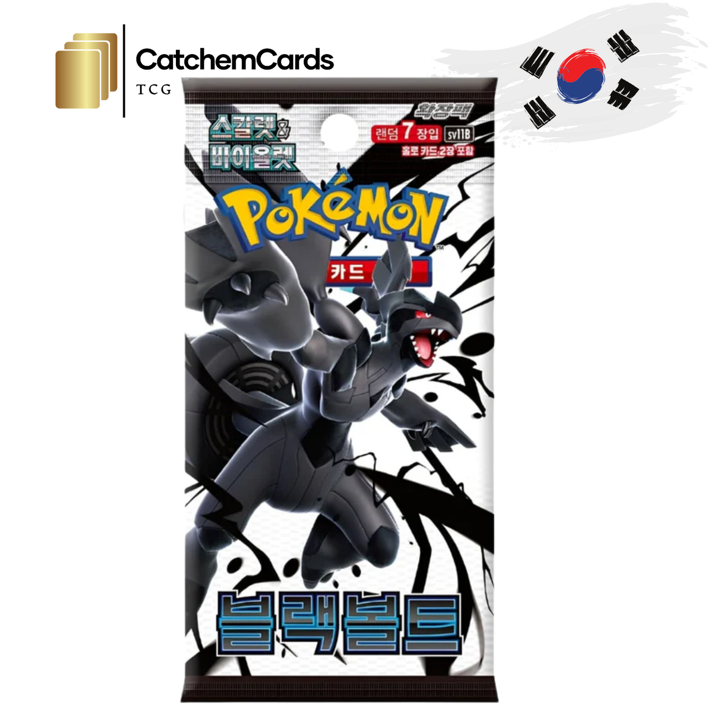 Pokemon Booster Black Bolt Sammelkarten Koreanisch