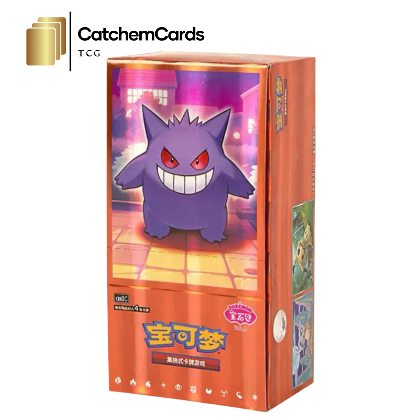 Pokémon Gem Pack Vol. 3 Display CBB3C Chinesisch – 18 Booster