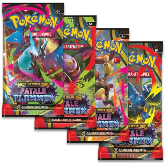 Pokemon Display Fatale Flammen Deutsch Mega Entwicklung TCG Sammelkarten