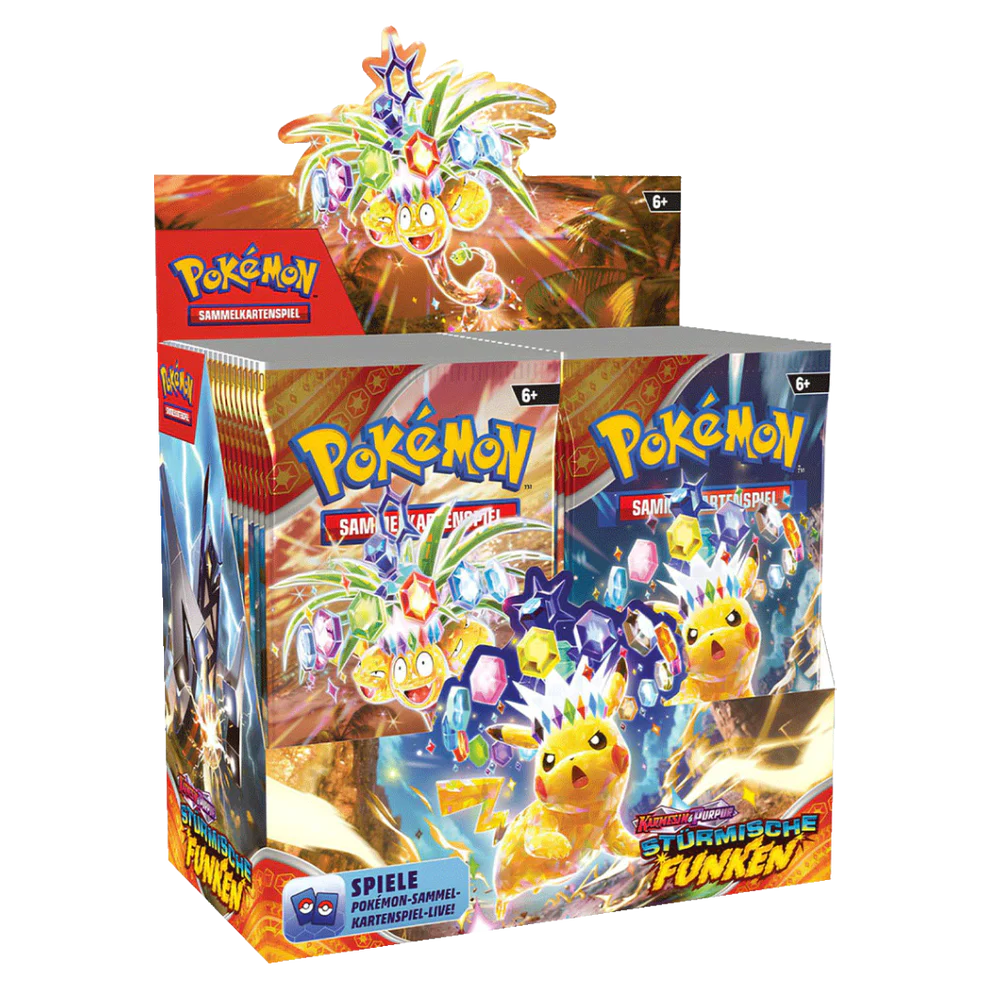 Pokemon Display Stürmische Funken Deutsch (36 Booster) Sammelkarten