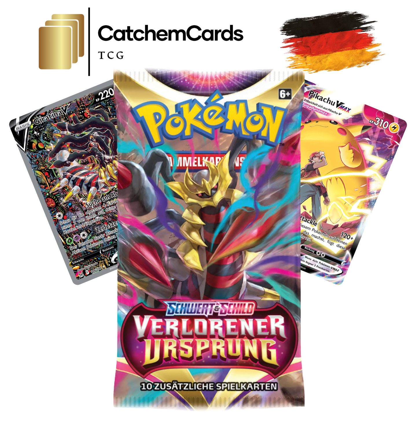 Pokemon verlorener Ursprung Booster Deutsch schwert & Schild