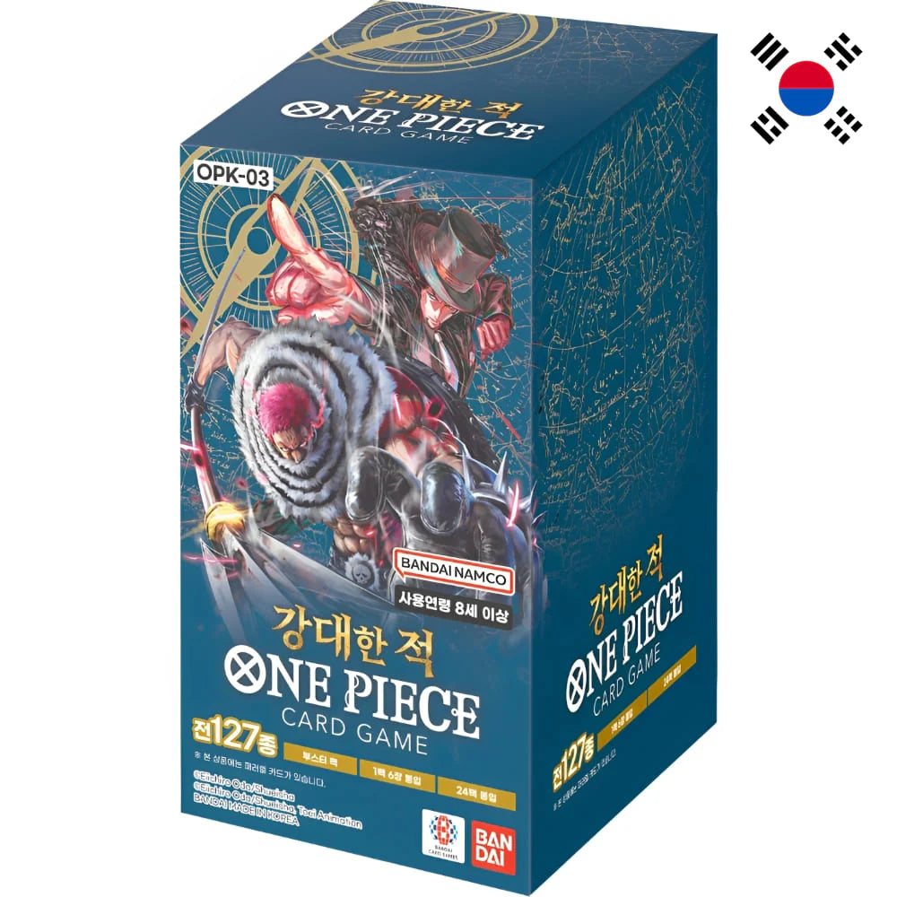 One Piece Card Game OP03 Display Box Koreanisch