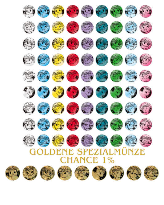 Pokémon Terastal Gathering Coin Set (CSV9.5C) Chinesisch – Zufälliges Design