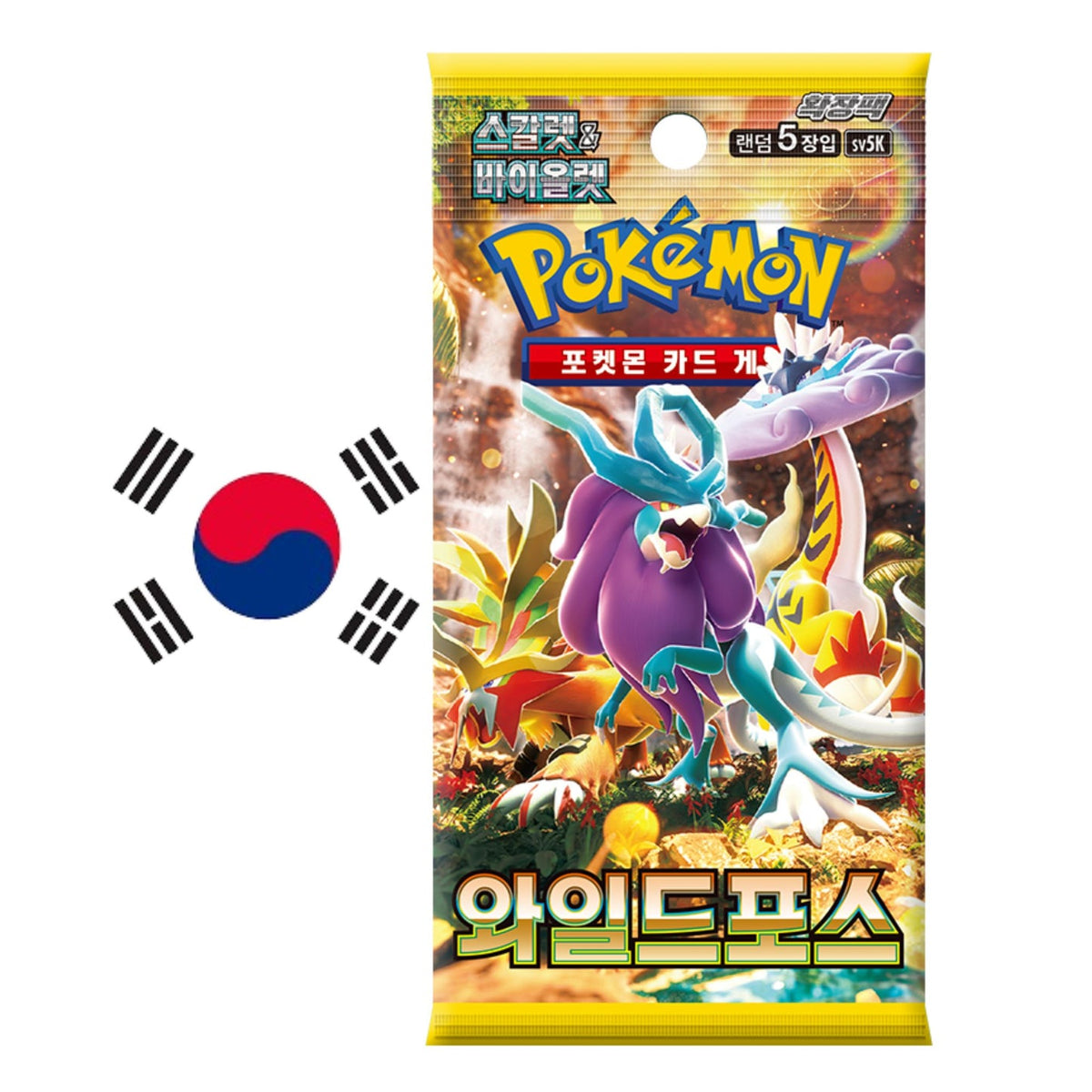 Pokémon Wild Force SV5K Einzelbooster Koreanisch