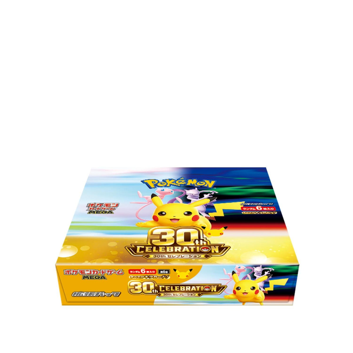 Pokémon 30th Celebration Display M6a Japanisch – 20 Booster