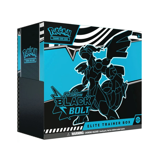 Pokemon Black Bolt / Schwarze Blitze Top Trainer Box Englisch