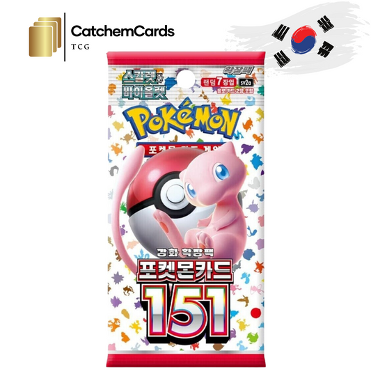 Pokemon Booster 151 Koreanisch + gratis Booster