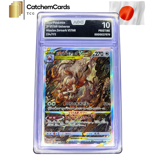 Hisui-Zoroark VSTAR AOG 10 Mint Pokemon Grading Karte Slab