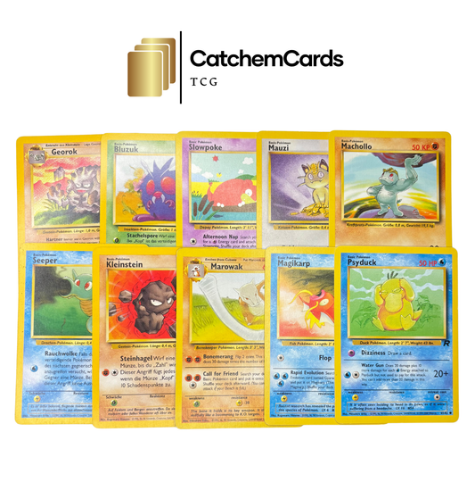 Pokemon Vintage Mystery 10er Bundle Einzelkarten aus 1999-2001