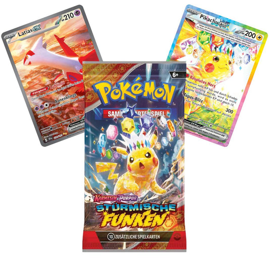 Pokemon Booster Stürmische Funken Deutsch Sammelkarten