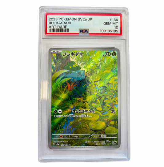 PSA 10 Bisasam Gem Mint (JP) Pokemon Grading Karte (Sv2a) #166