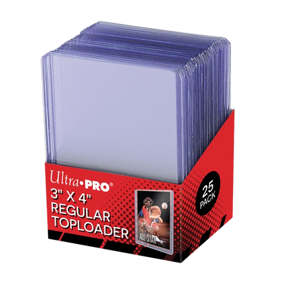 Ultra PRO Regular Toploader – 25 klare Kartenhalter 3 × 4 Zoll (35 pt)