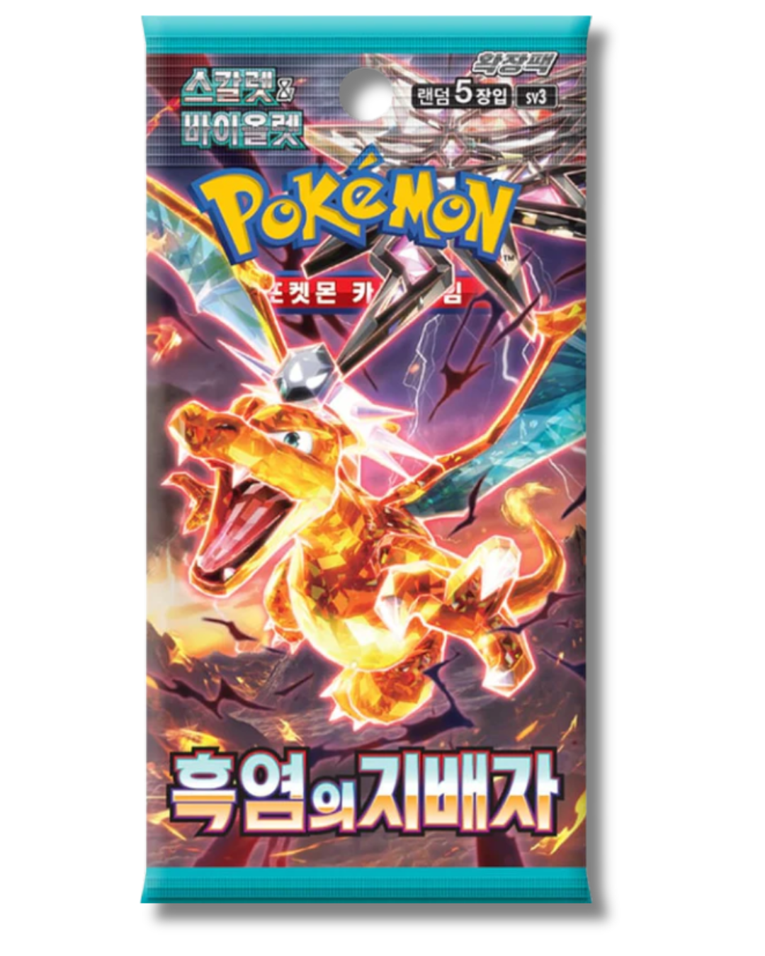 Pokemon Ruler of The Black Flame Booster Pack Koreanisch (sv3)