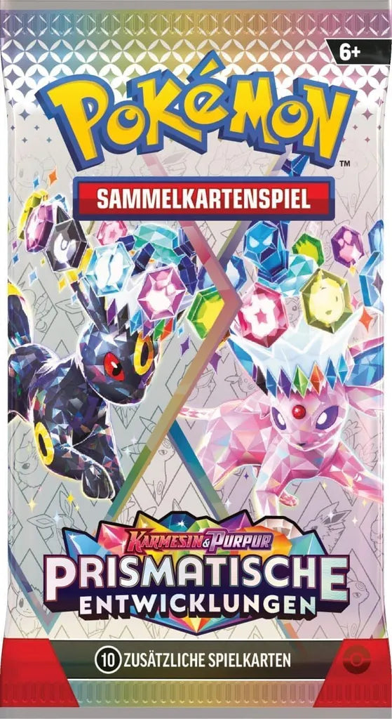 Pokemon Booster Prismatische Entwicklungen Deutsch Karmesin & Purpur TCG Sammelkarten