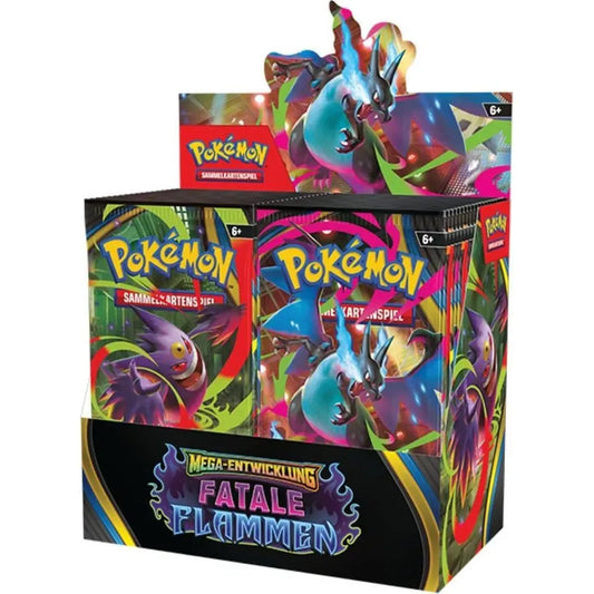 Pokemon Display Fatale Flammen Deutsch Mega Entwicklung TCG Sammelkarten