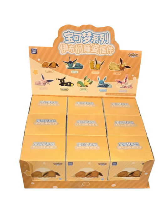 Pokemon Sleeping Eevee Figuren Blind Box Eeveelutions 1 von 9