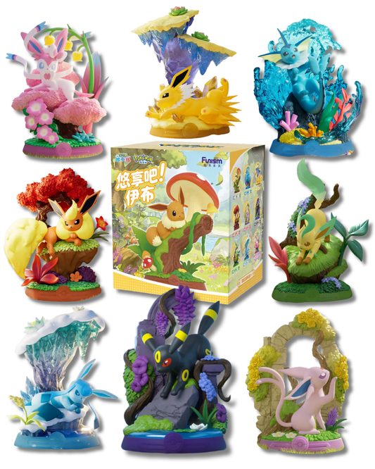 Pokemon Figuren Blind Box Evoli Entwicklungen 12cm Eevee 1 von 9 Enjoy Eevee Series