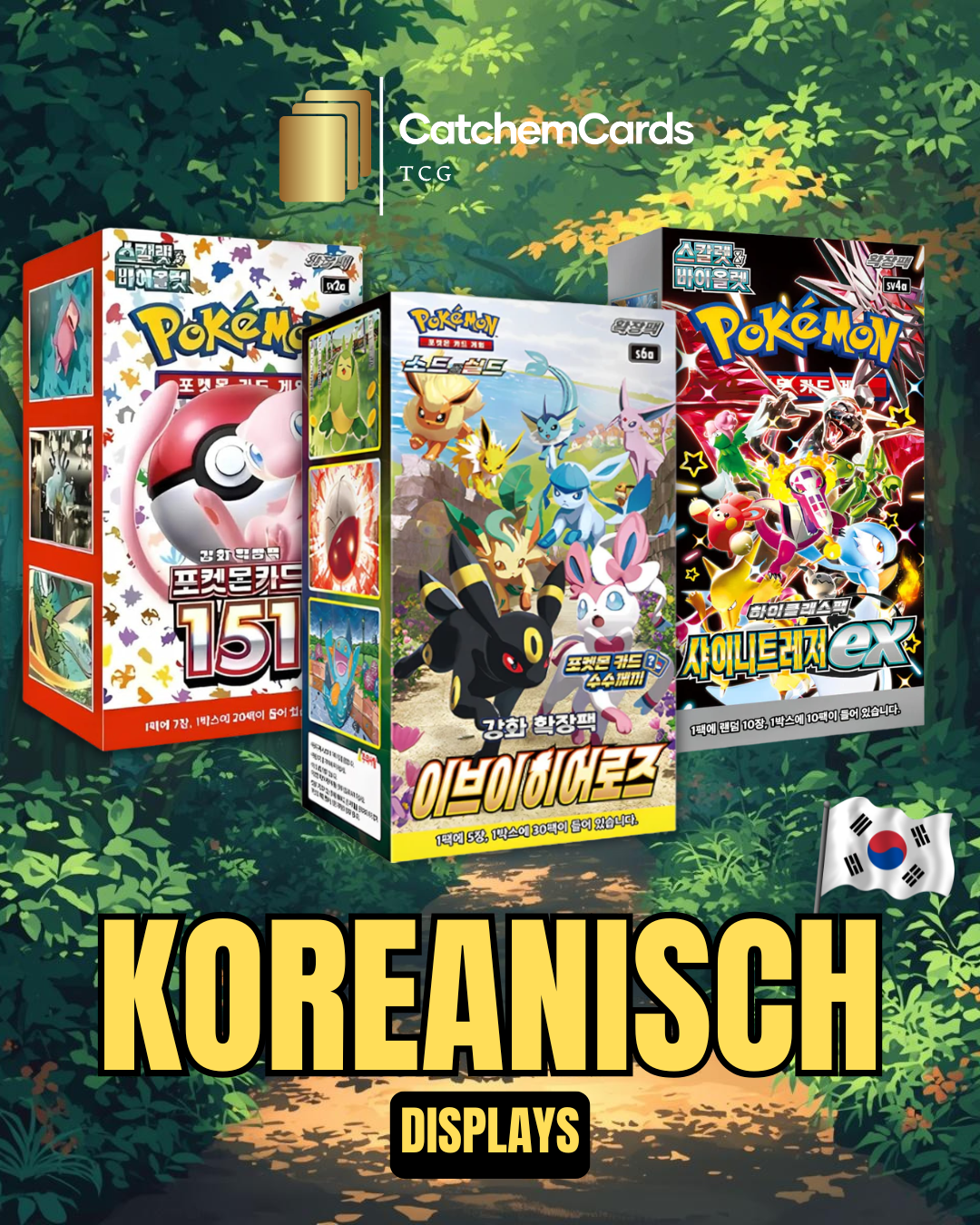 Pokemon Displays Koreanisch