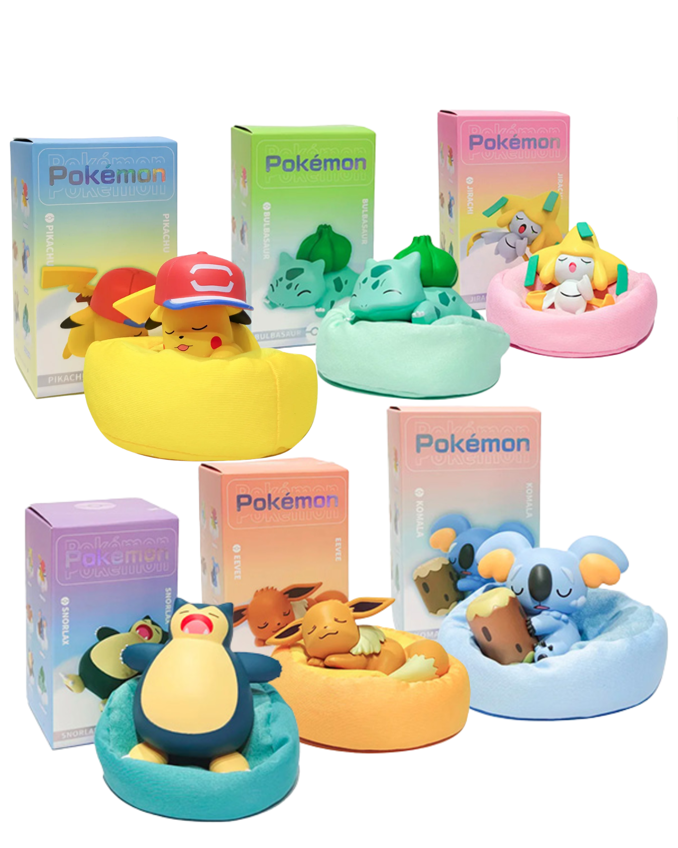 Schalfende Pokemon Figuren mit Kissen Starry Dream Auswahl