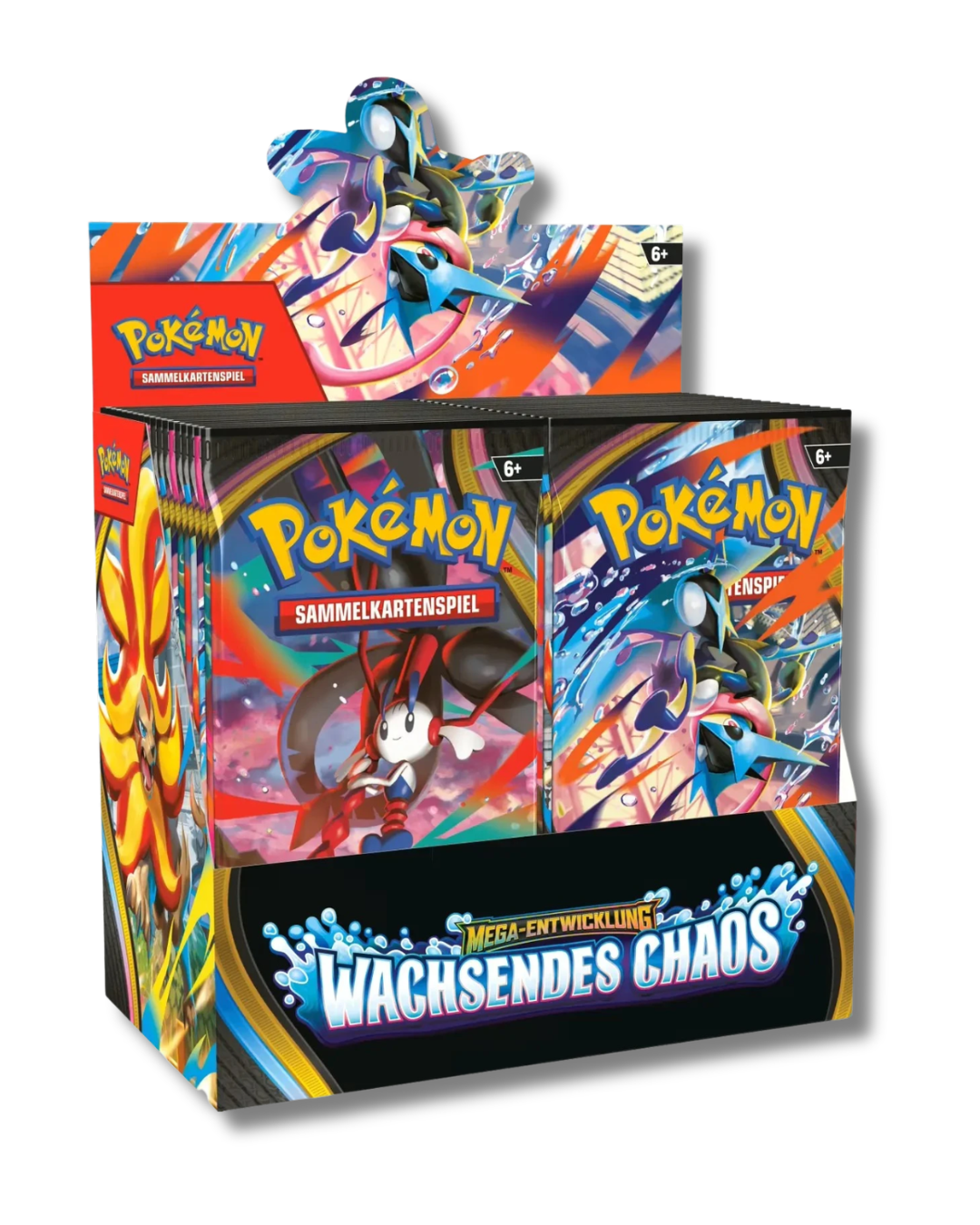 Pokemon Wachsendes Chaos Display Booster Box Deutsch Mega Entwicklung TCG Sammelkarten