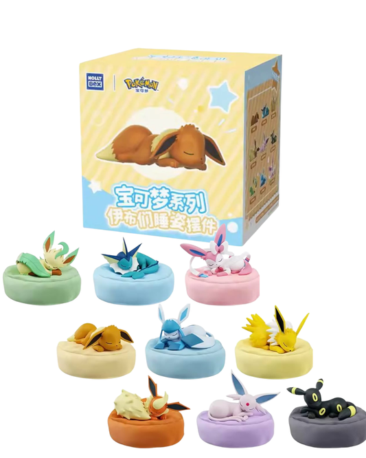 Pokemon Sleeping Eevee Figuren Blind Box Eeveelutions 1 von 9