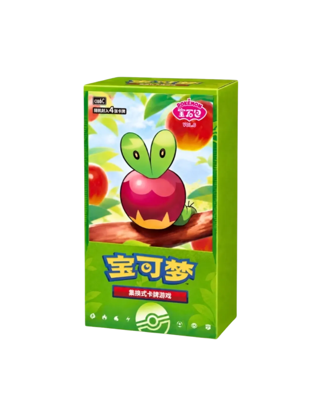 Pokémon GEM Pack Vol. 6 Display CBB6C mit 18 chinesischen Boostern